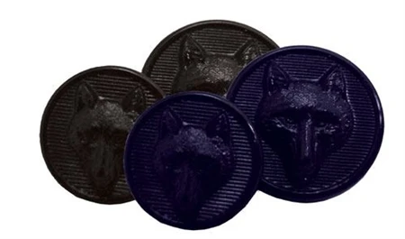 Equetech Fox Head Button Set 1 Equetech Fox Head Button Set
