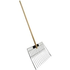 Stubbs England Stubbs Chip Shavings Fork Galvanised Steel