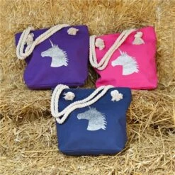 Hy Horse Wear HyFashion Unicorn Glitter Tote Bag