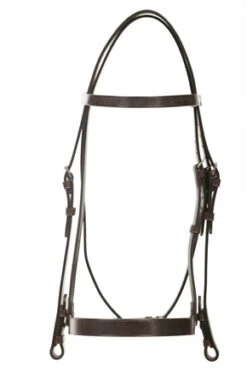Old Mill Saddlery Old Mill Bridle Plain Cavesson With 1 Inch Noseband
