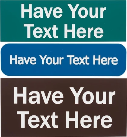 Old Mill Saddlery Personalised Plastic Name Plate - Internal Use 2 Old Mill Saddlery Personalised Plastic Name Plate - Internal Use - Image 2