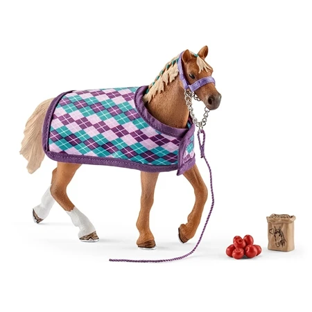 Schleich English Thoroughbred With Blanket 1 Schleich English Thoroughbred With Blanket