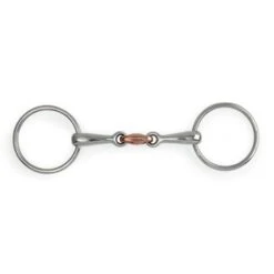 Shires Loose Ring Copper Lozenge Snaffle