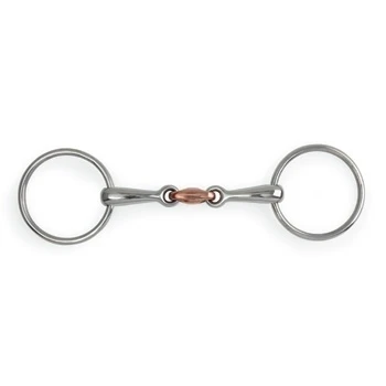 Shires Loose Ring Copper Lozenge Snaffle 1 Shires Loose Ring Copper Lozenge Snaffle