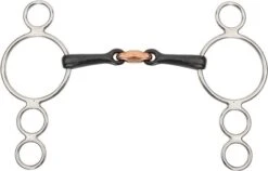 Shires Three Ring Dutch Gag With Lozenge