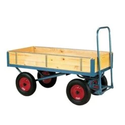 Stubbs England Stubbs Flat Platform Trolley - High Ended With Removable Sides
