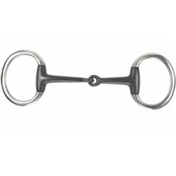 Shires Sweet Iron Flat Ring Eggbutt Snaffle Bit