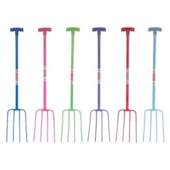 Faulks 4 Prong Manure Fork - T - Handle