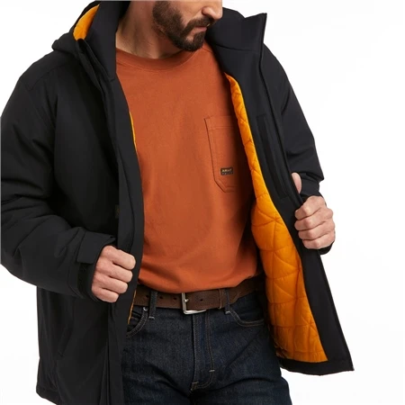 Ariat Work Ariat Mens Rebar Storm Fighter 2.0 Waterproof Jacket 2 Ariat Work Ariat Mens Rebar Storm Fighter 2.0 Waterproof Jacket - Image 2