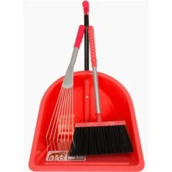 Faulks Red Gorilla Teenie Tidee With Short Rake And Broom -Equestrian Supplies Store 55745 2