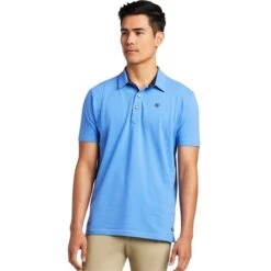 Ariat Mens Medal Short Sleeve Polo -Equestrian Supplies Store 55870 2