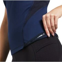 Ariat Ladies Ascent Crew Short Sleeve Base Layer -Equestrian Supplies Store 55918 2