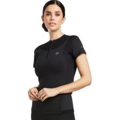 Ariat Ladies Ascent Crew Short Sleeve Base Layer -Equestrian Supplies Store 55918 4