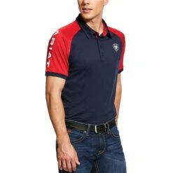 Ariat Mens Team 3.0 Polo -Equestrian Supplies Store 66452 4
