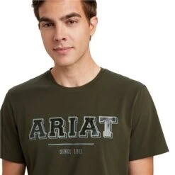 Ariat Mens Varsity Short Sleeve T Shirt -Equestrian Supplies Store 66455 2