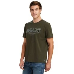 Ariat Mens Varsity Short Sleeve T Shirt
