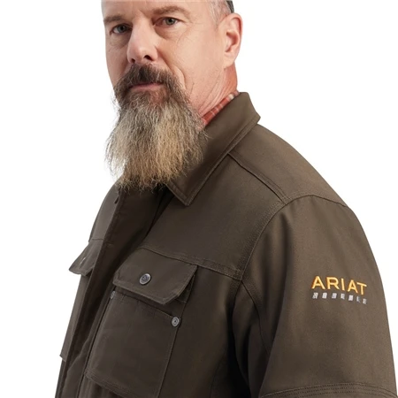 Ariat Work Ariat Mens Rebar DuraCanvas Sherpa Lined Coat 3 Ariat Work Ariat Mens Rebar DuraCanvas Sherpa Lined Coat - Image 3