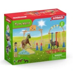 Schleich Pony Agility Training Set -Equestrian Supplies Store 66814 3