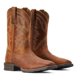 Ariat Mens Hybrid Ranchwork Western Boot