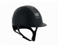 Samshield Premium Hat With Leather Top And Chrome Blason -Equestrian Supplies Store 68414 3