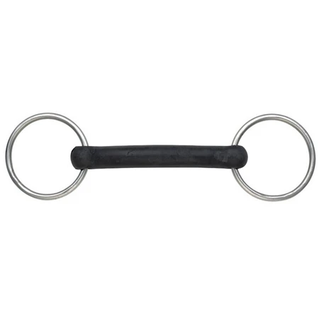 Shires Hard Rubber Mouth Snaffle 1 Shires Hard Rubber Mouth Snaffle