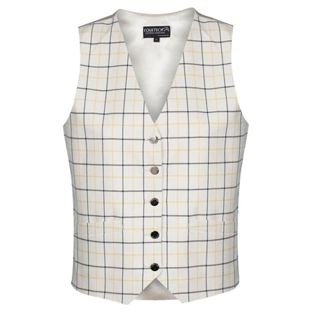 Equetech Classic Tattersall Check Waistcoat 1 Equetech Classic Tattersall Check Waistcoat