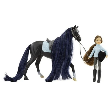 Breyer Freedom Jet & English Rider Charlotte 2 Breyer Freedom Jet & English Rider Charlotte - Image 2