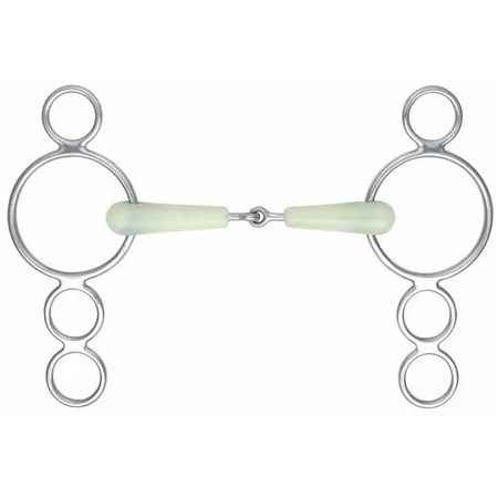 Shires Equikind Jointed Dutch Gag - 3 Ring 1 Shires Equikind Jointed Dutch Gag - 3 Ring