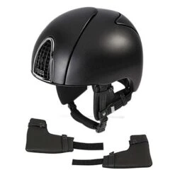 KEP Riding Hats Kep Couple Cromo Jockey Ear Muffs Steeple 8mm