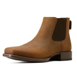 Ariat Mens Booker Ultra Square Toe Short Boots