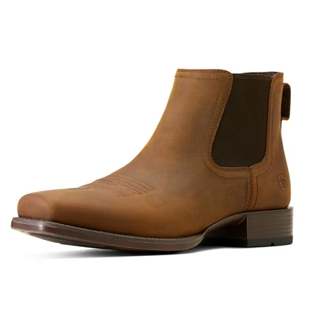 Ariat Mens Booker Ultra Square Toe Short Boots 1 Ariat Mens Booker Ultra Square Toe Short Boots