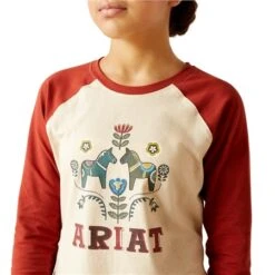 Ariat Youth Dala Horses Long Sleeve T Shirt -Equestrian Supplies Store 70324 2