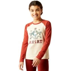Ariat Youth Dala Horses Long Sleeve T Shirt
