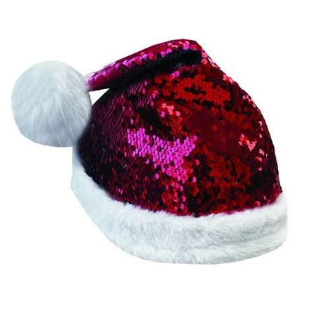 Equetech Childs Deluxe Sequin Flip Santa Hat Silk 1 Equetech Childs Deluxe Sequin Flip Santa Hat Silk