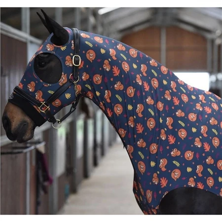 Weatherbeeta Printed Stretch Hood With Zip 2 Weatherbeeta Printed Stretch Hood With Zip - Image 2